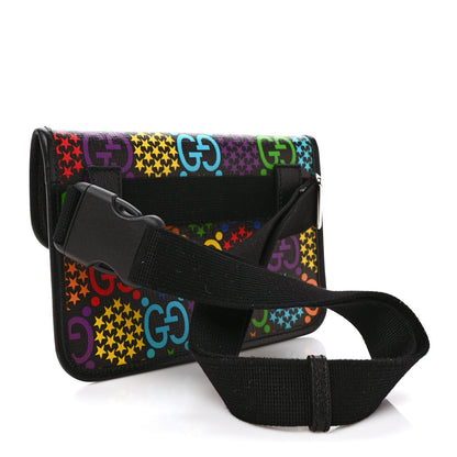 Gucci GG Supreme Monogram Psychedelic Slim Belt Bag Black 3 of 10