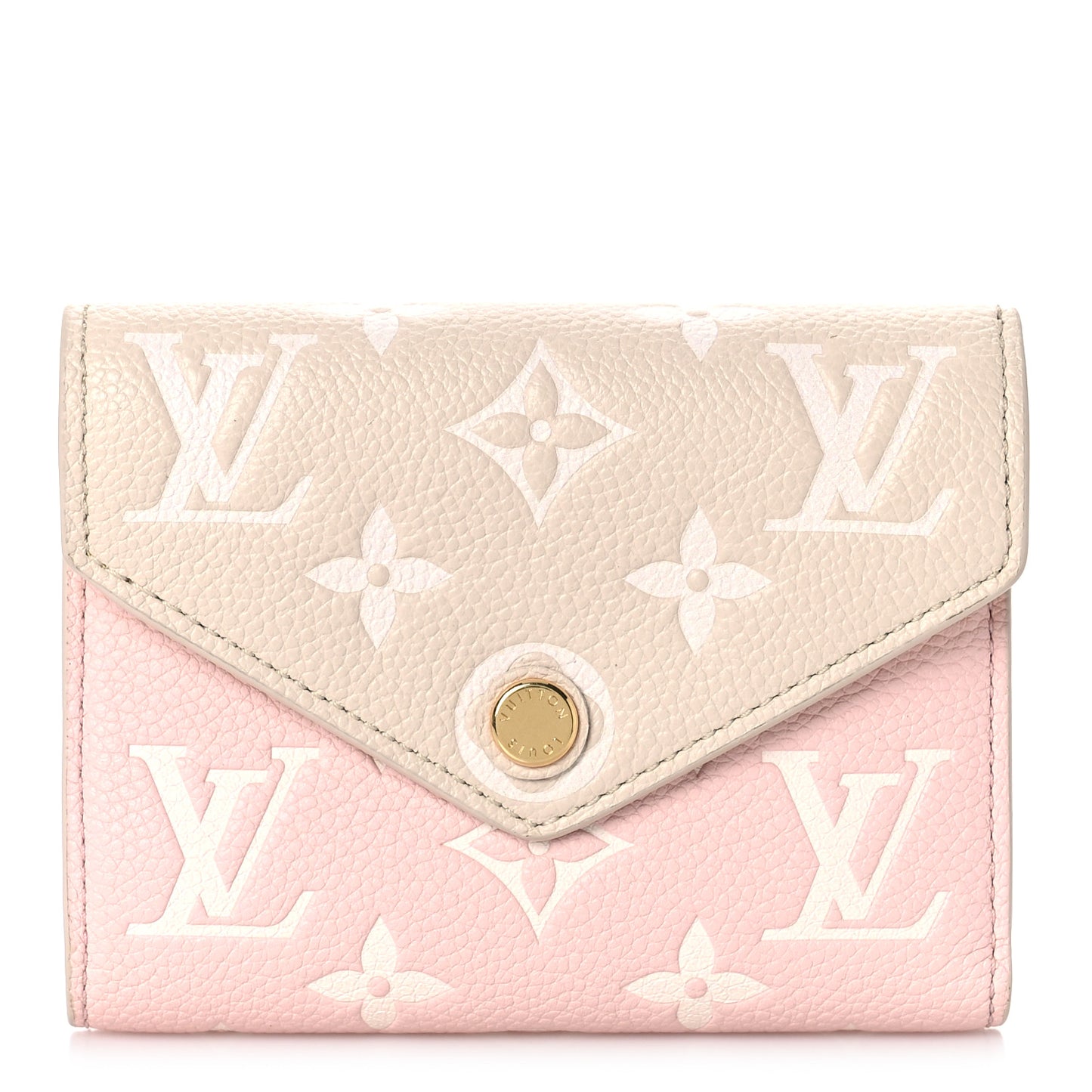 Empreinte Monogram Spring In The City Victorine Wallet Pink Beige Yellow