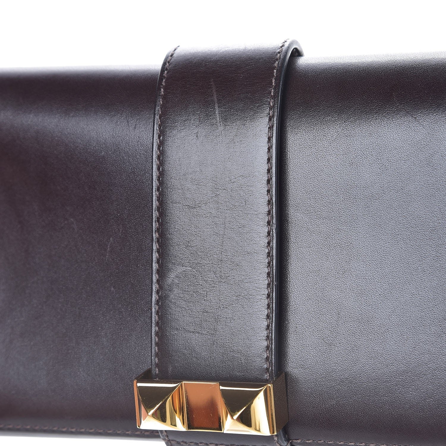 Hermes Box Medor 23 Clutch Chocolate 10 of 24