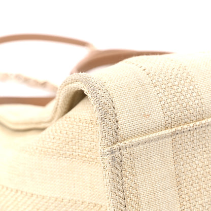 Chanel Mixed Fibers Striped Medium Deauville Tote Beige 8 of 16