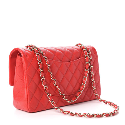 Chanel Caviar Quilted Medium Double Flap Red 4 of 11
