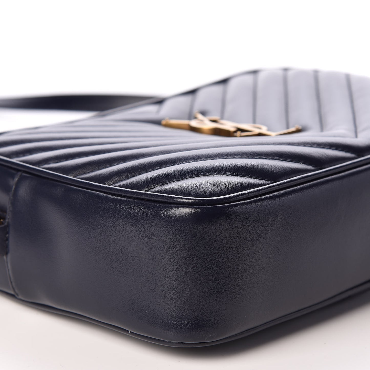 Calfskin Matelasse Lou Camera Bag Navy