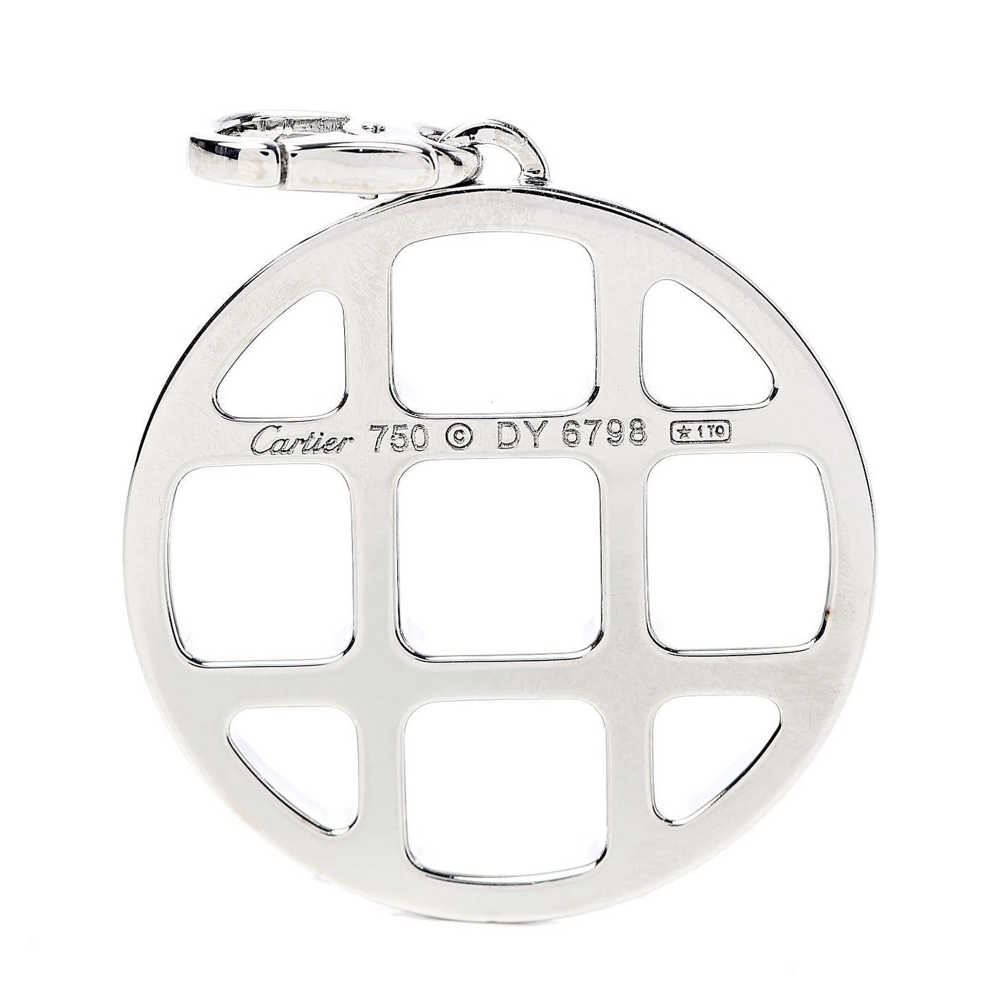 18K White Gold Pasha de Charm Pendant
