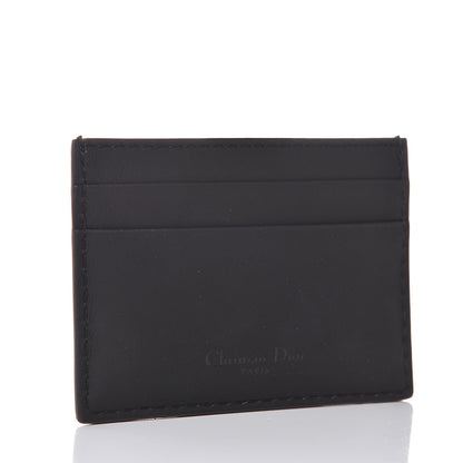 Christian Dior Calfskin D-Fence Card Holder Black 3 of 9