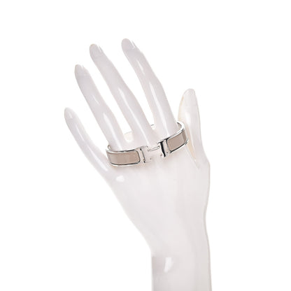 Hermes Enamel Narrow Clic Clac H Bracelet PM Marron Glace 2 of 5