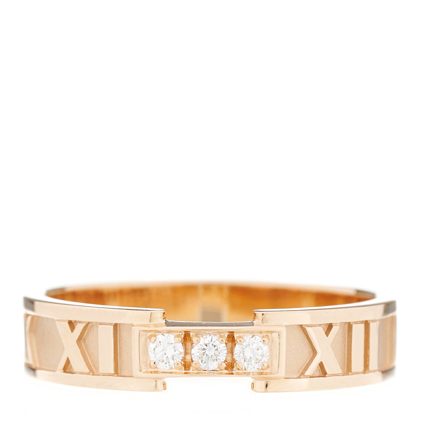 18K Rose Gold Diamond Atlas Ring 67 12