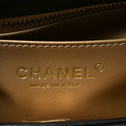 Chanel Lambskin Quilted Mini Rectangular Pearl Crush Flap Black 6 of 11