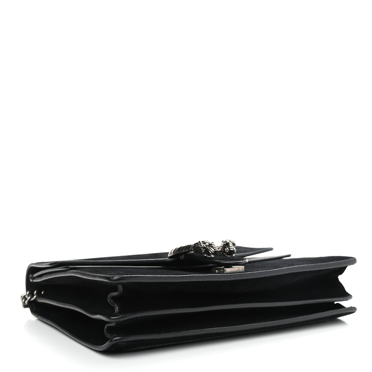 Gucci Suede Medium Dionysus Shoulder Bag Black 4 of 14