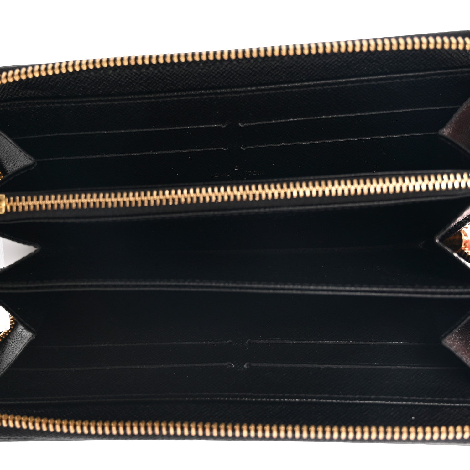 Louis Vuitton Calfskin Colored Monogram Zippy Wallet Blue Black 5 of 7