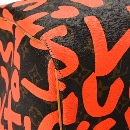 Louis Vuitton Monogram Graffiti Keepall 50 Orange 7 of 10