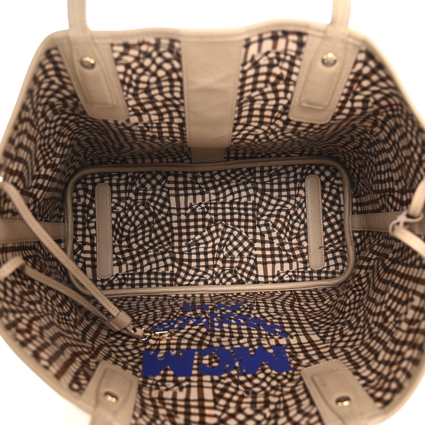 Visetos Medium Liz Reversible Shopper Tote Beige