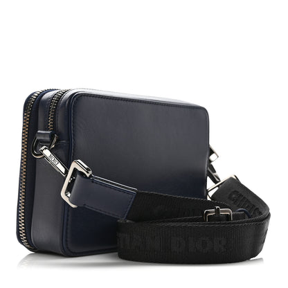 Christian Dior x Descente Double Zip Crossbody Navy Blue 2 of 7