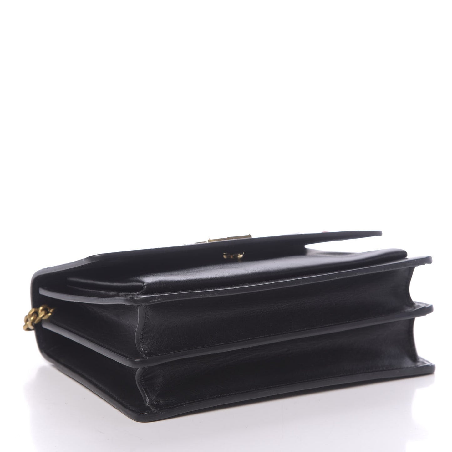 Calfskin Rock Star Patchwork Medium Monogram Sunset Black