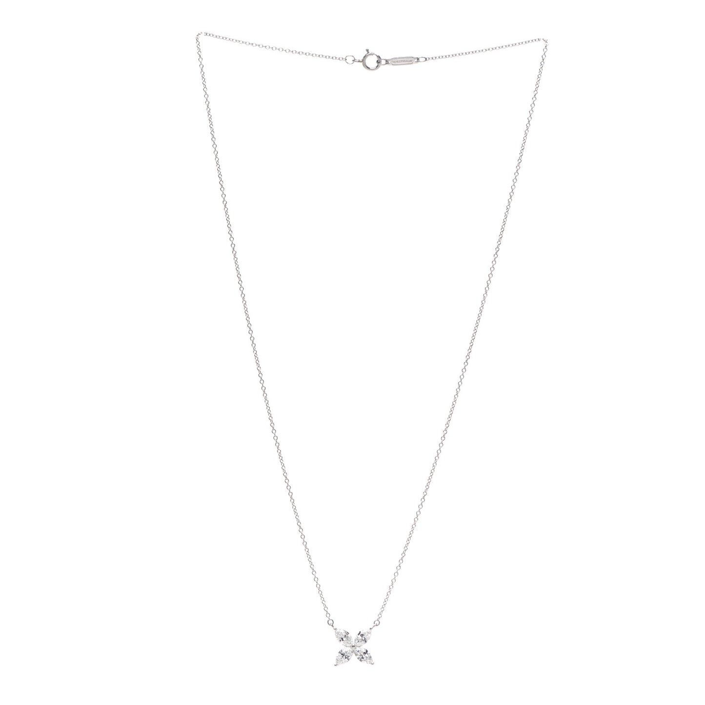 Platinum Diamond Large Victoria Necklace