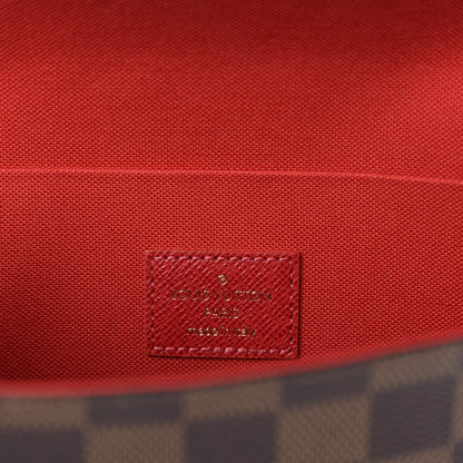 Louis Vuitton Damier Ebene Pochette Felicie Chain Wallet 9 of 11