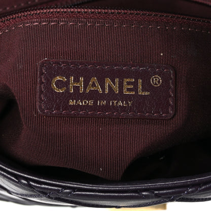 Chanel Calfskin Diamond Debossed Medium Cosmos Flap Purple 7 of 9