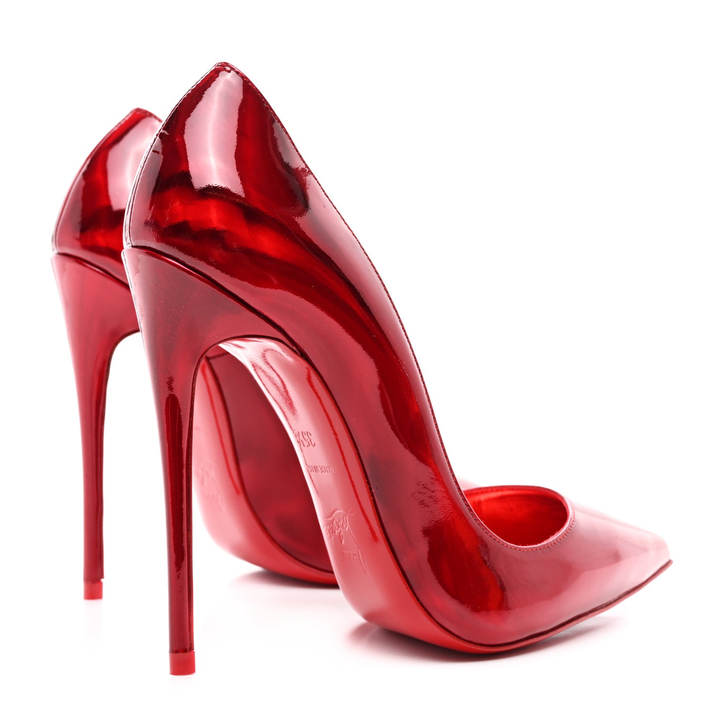 Metallic Patent Psychic So Kate 120 Pumps 35.5 Loubi