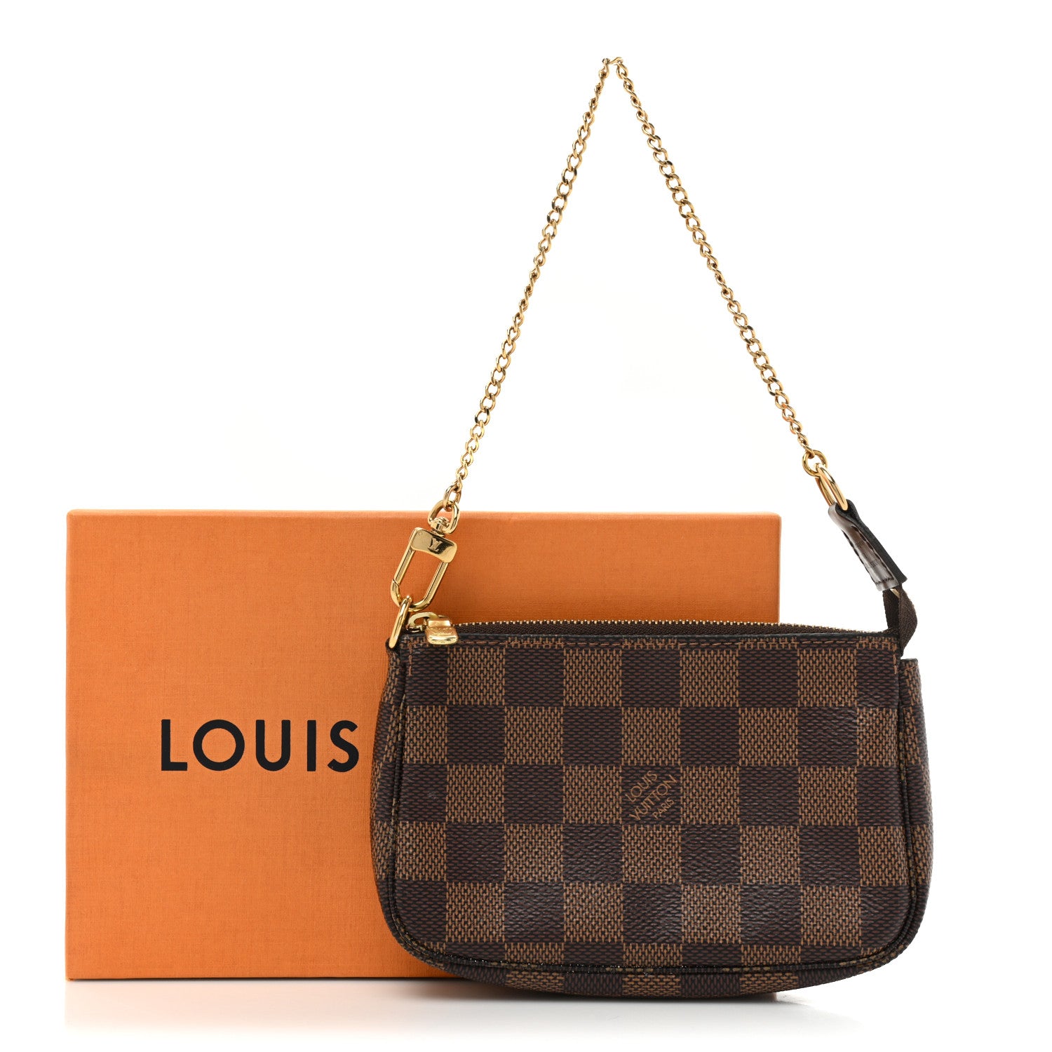 Louis Vuitton Damier Ebene Mini Pochette Accessories 14 of 14