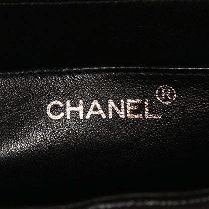 Chanel Caviar Chevron Quilted Maxi Single Flap Black 6 of 11