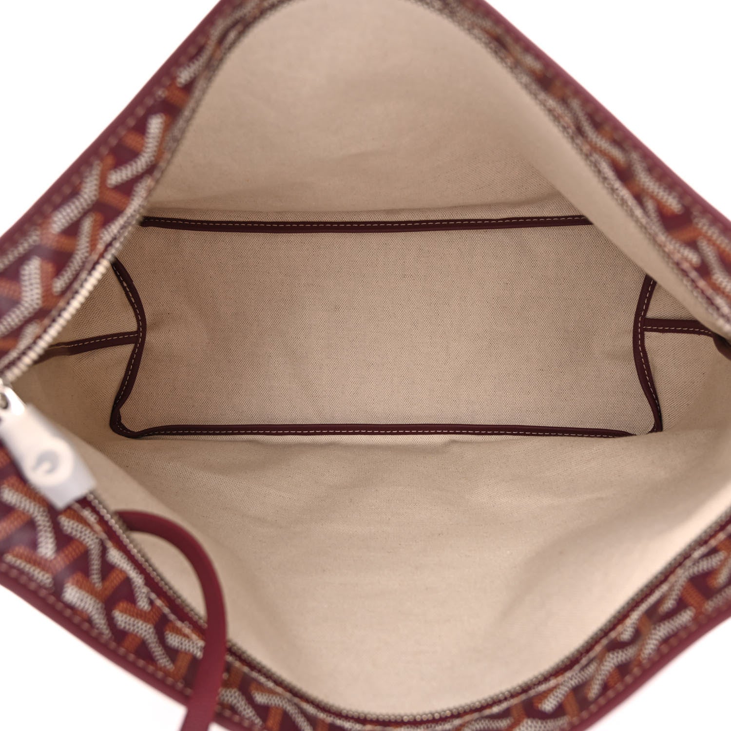 Goyard Goyardine Boheme Hobo Burgundy 6 of 12