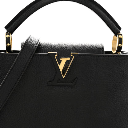 Louis Vuitton Taurillon Capucines BB Black 7 of 9
