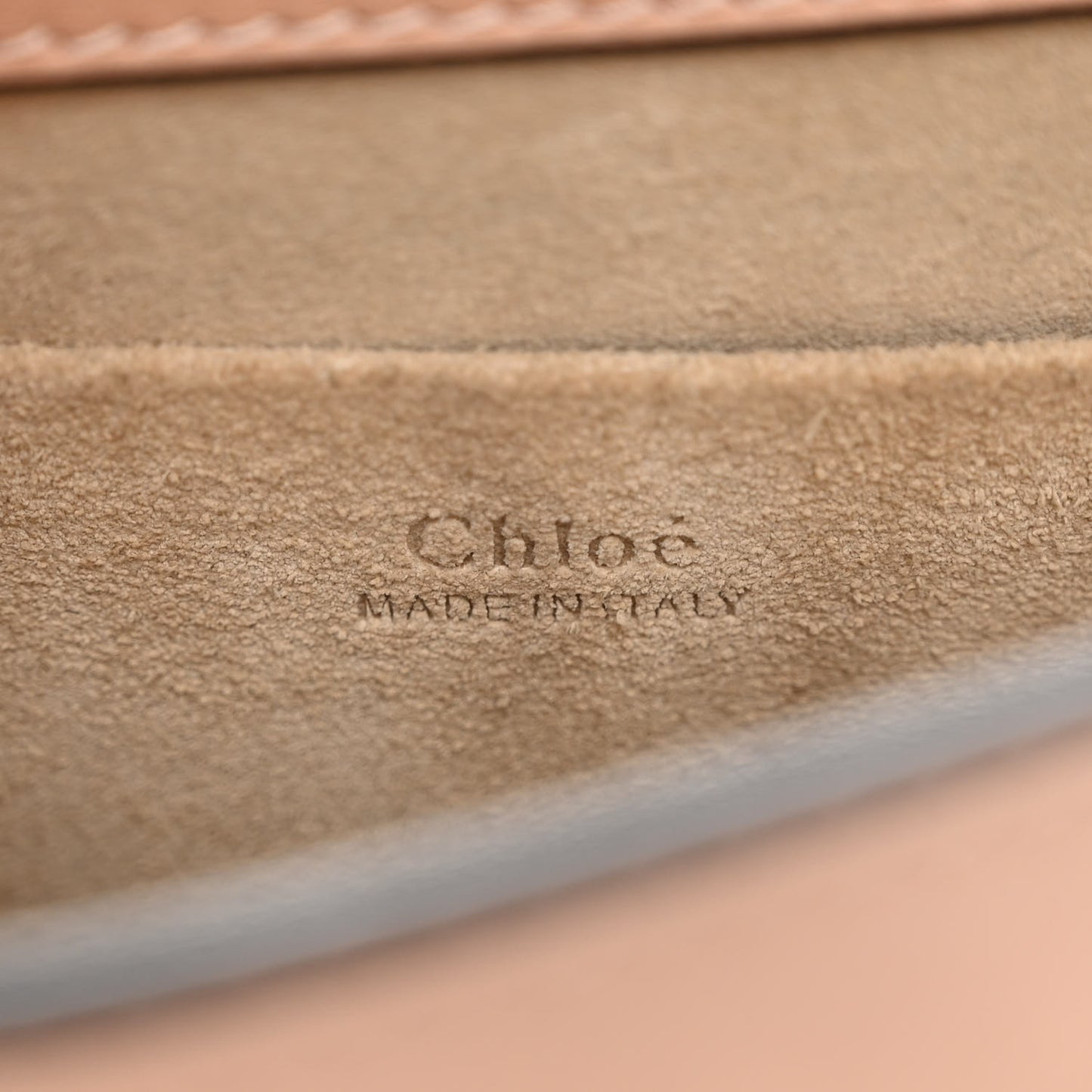 Calfskin Suede Small Nile Bracelet Bag Biscotti Beige