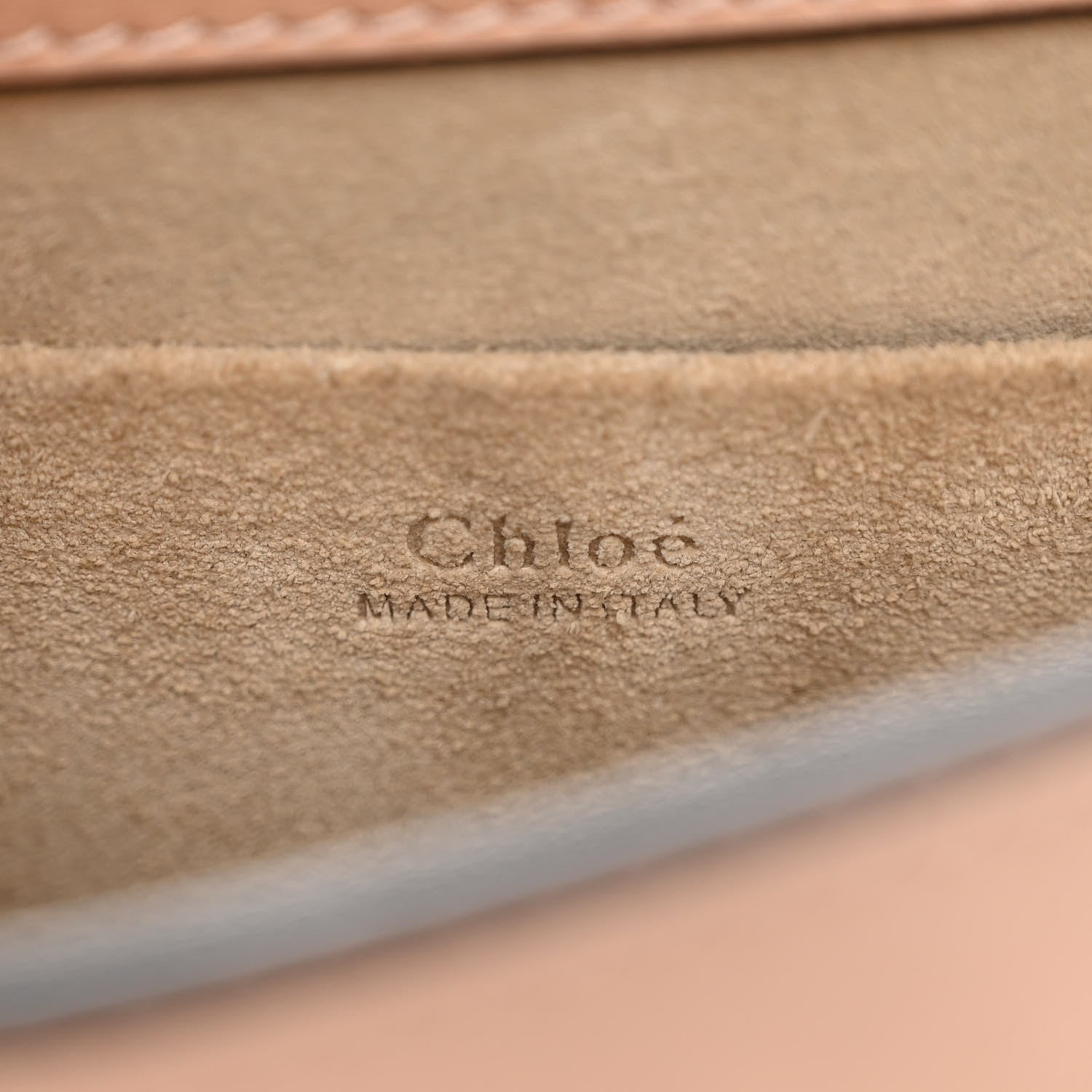 Chloe Calfskin Suede Small Nile Bracelet Bag Biscotti Beige 6 of 9