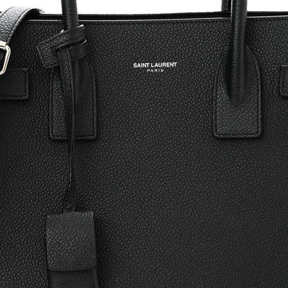 Saint Laurent Grained Calfskin Baby Sac De Jour Black 8 of 10