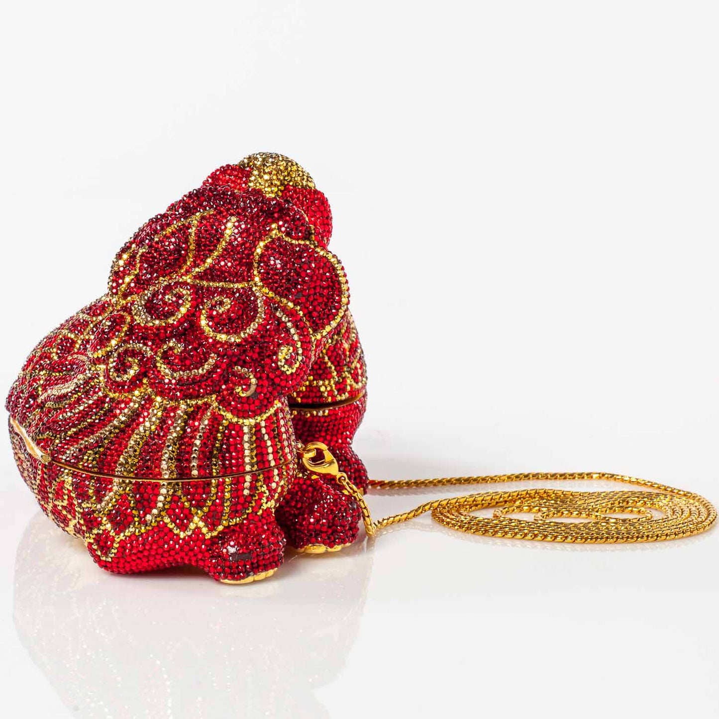 Swarovski Crystal Ming Dragon Minaudiere Clutch