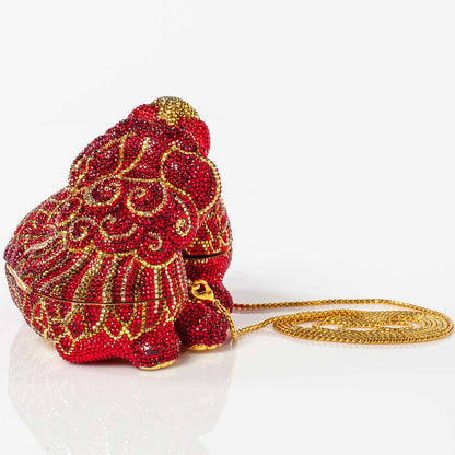 Judith Leiber Swarovski Crystal Ming Dragon Minaudiere Clutch 8 of 22