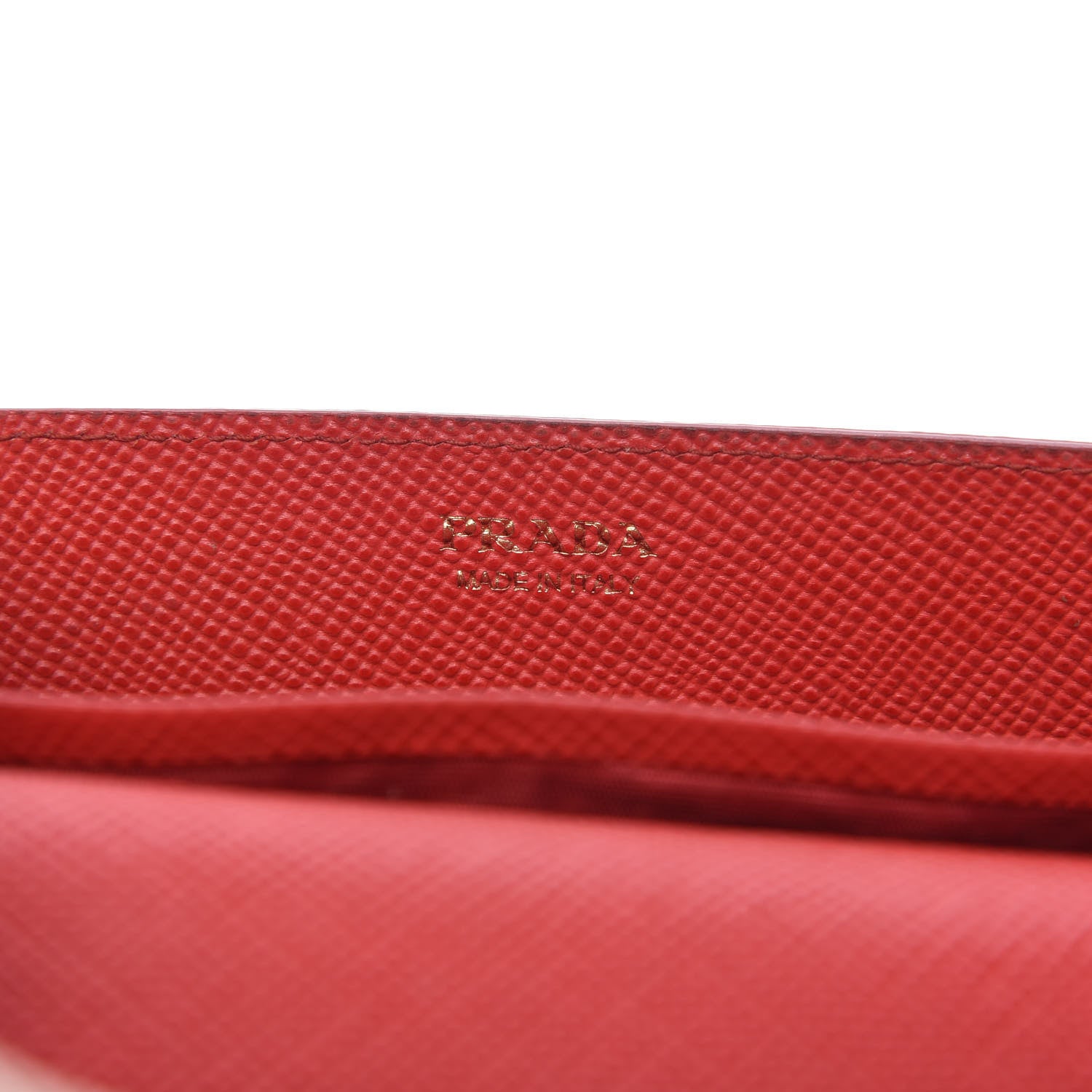 Prada Saffiano Cuir Chain Wallet Lacca 8 of 15