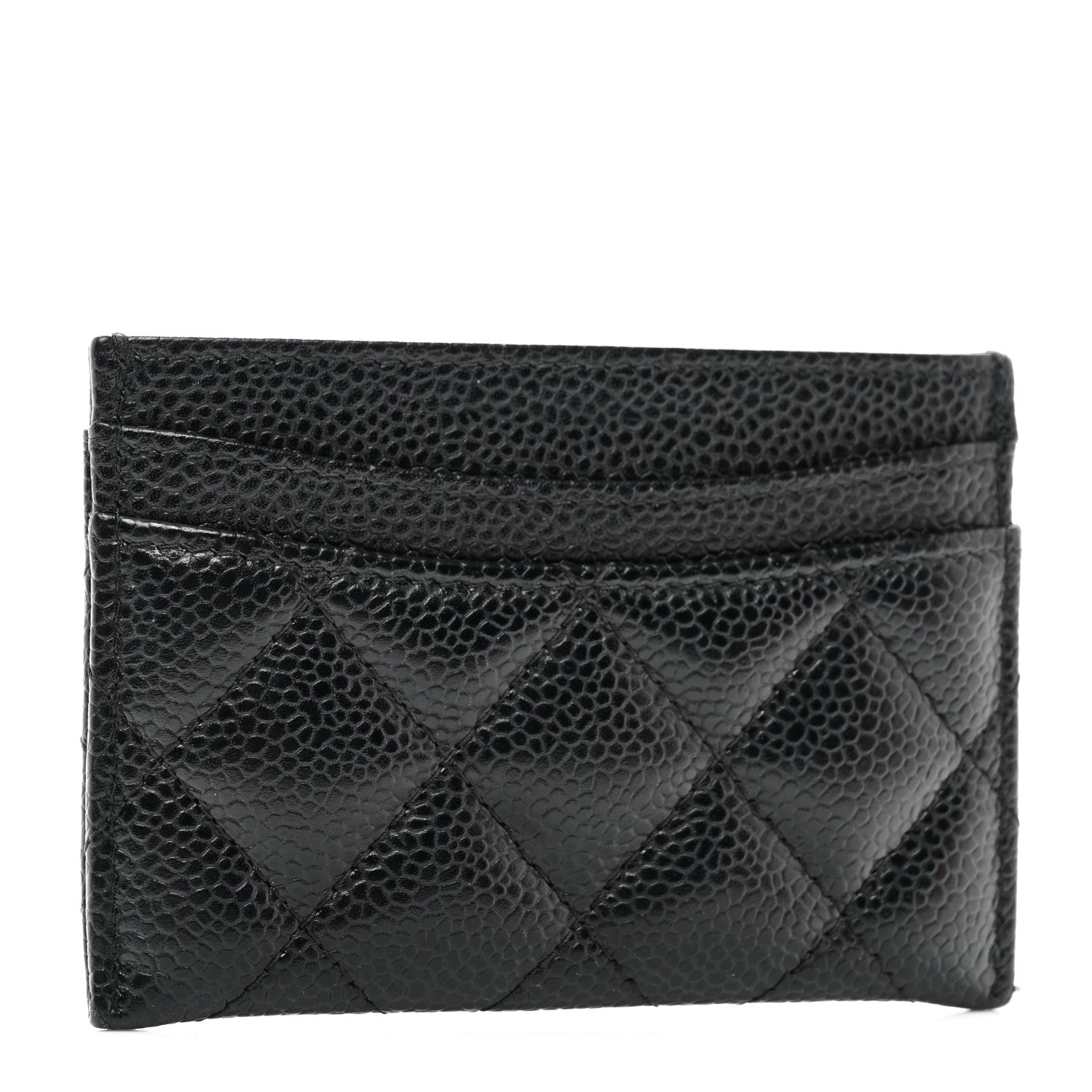Chanel Caviar Quilted Card Holder Black 3 of 9