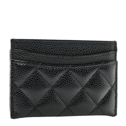 Chanel Caviar Quilted Card Holder Black 3 of 9