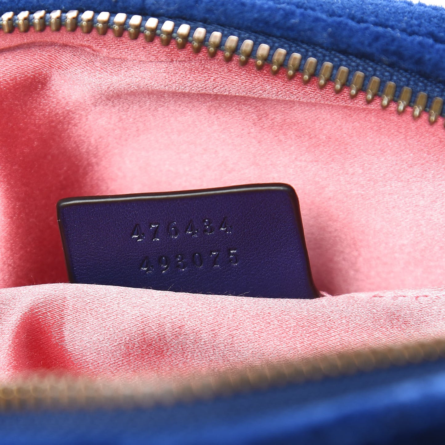 Velvet Matelasse GG Marmont Belt Bag 85 34 Cobalt Blue