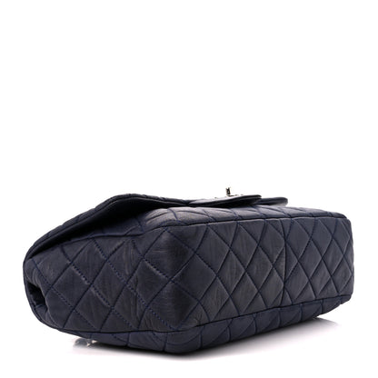 Chanel Lambskin Quilted Jumbo Single Flap Navy 4 of 12