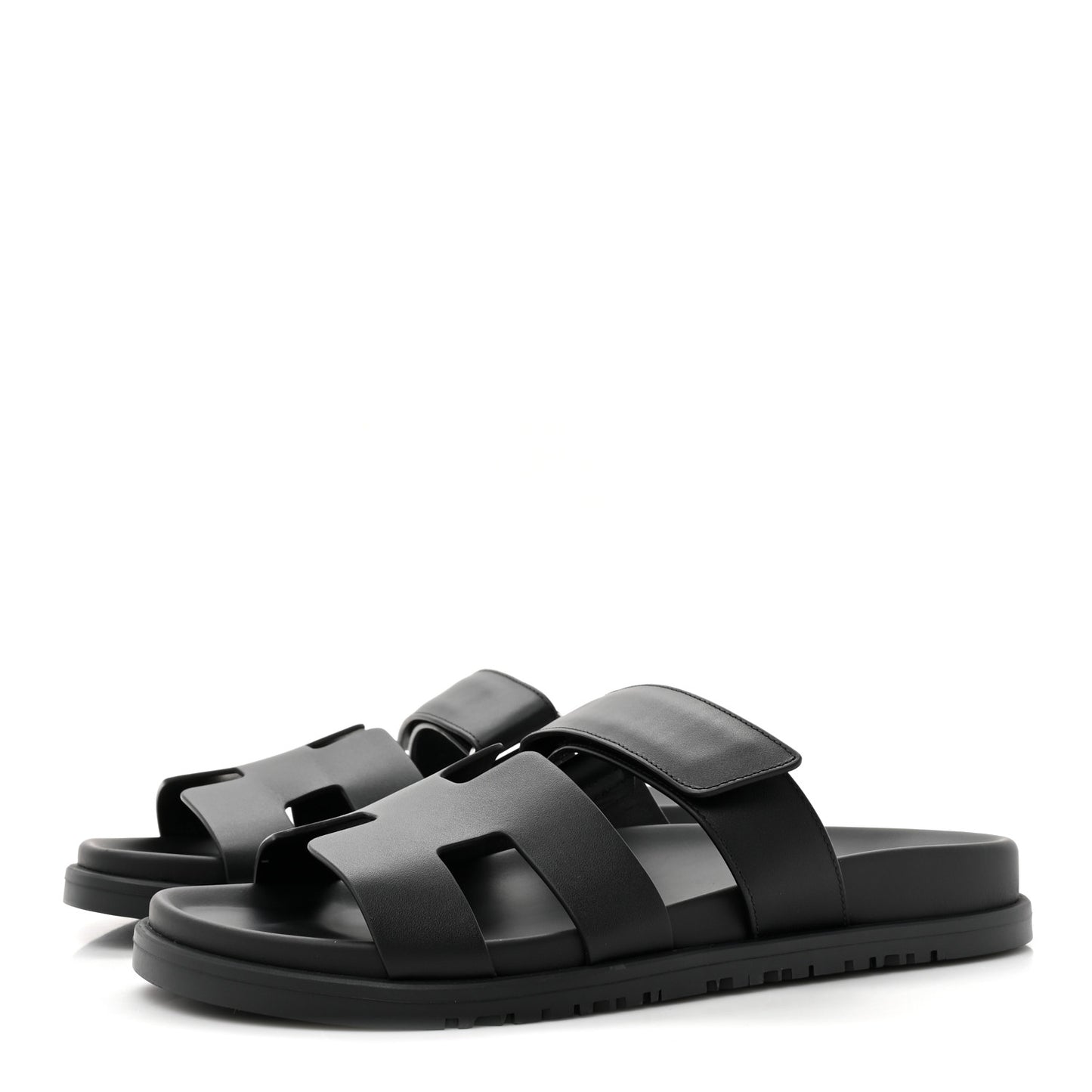 Calfskin Womens Chypre Sandals 38 Black