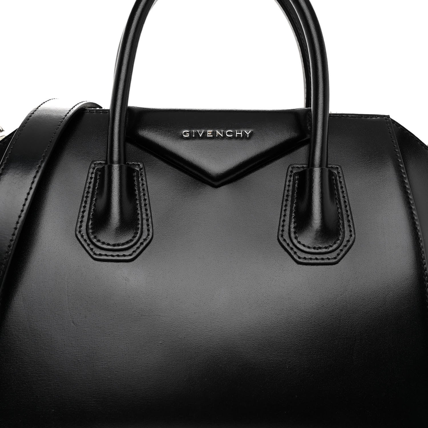 Givenchy Shiny Lord Calfskin Small Antigona Black 7 of 9