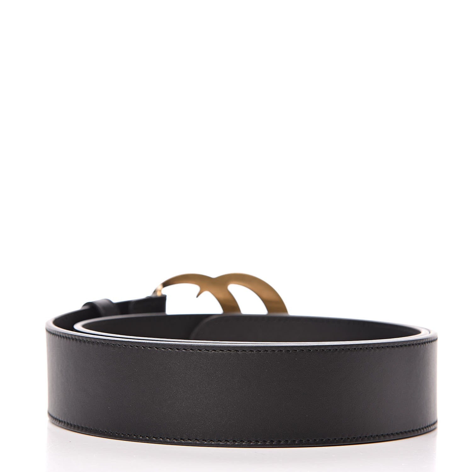 Gucci Calfskin Double G 40mm Belt 85 34 Black 3 of 6