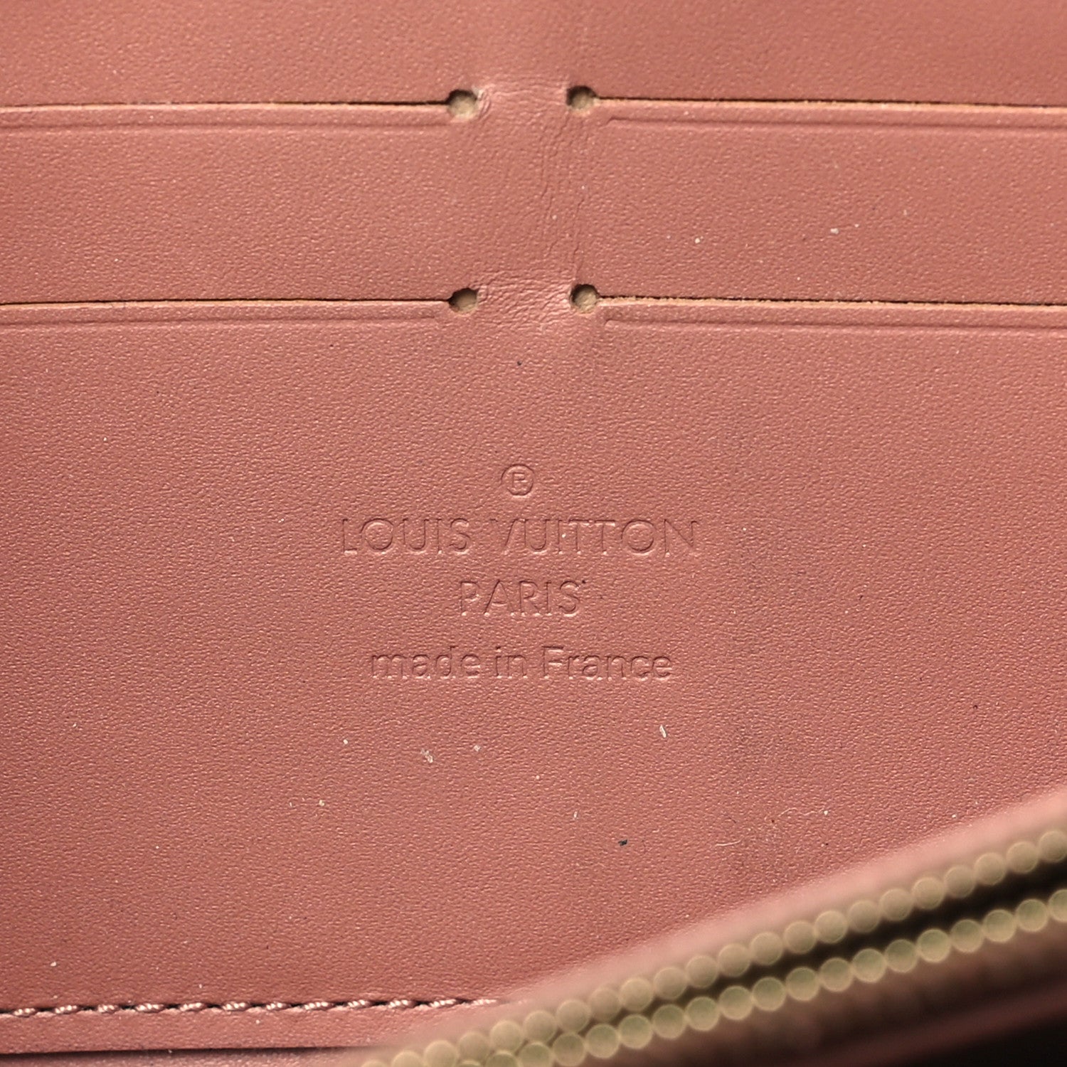 Louis Vuitton Vernis Zippy Wallet Rose Velours 6 of 9
