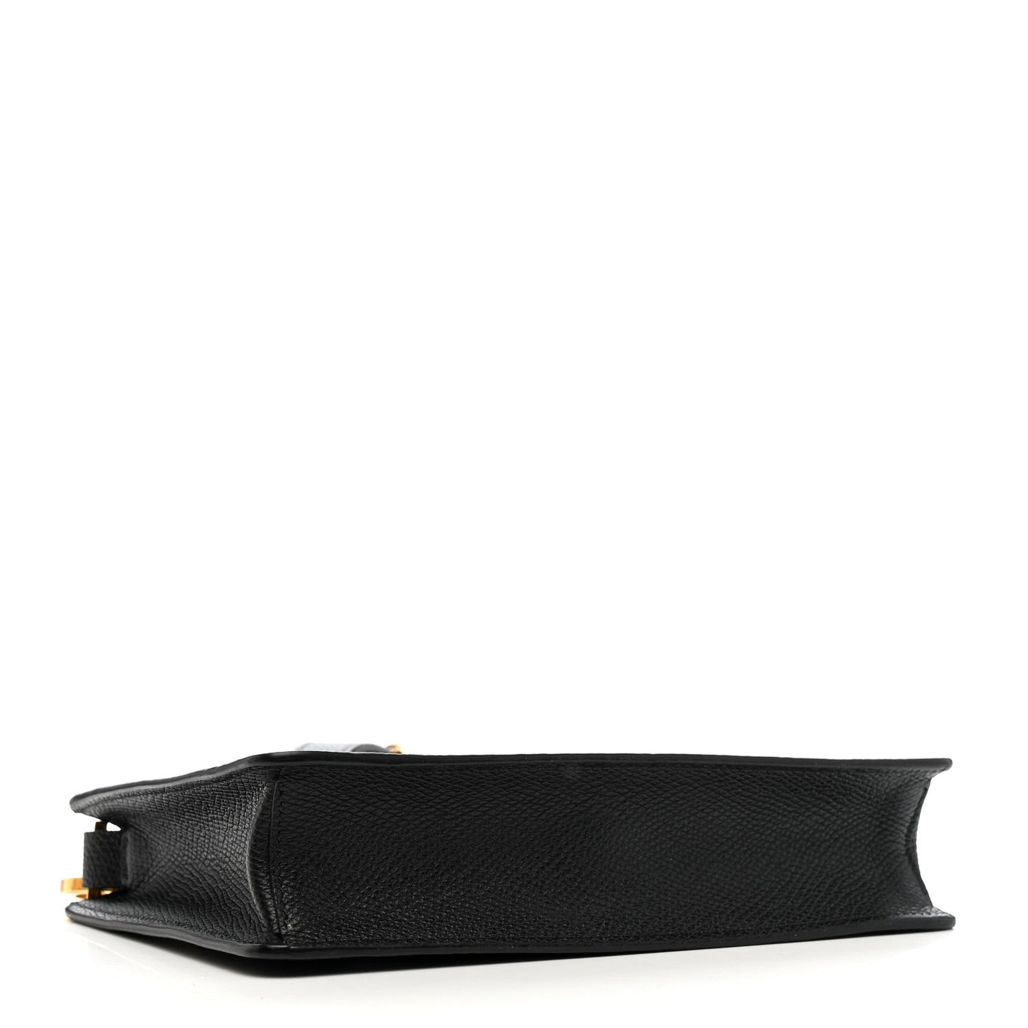 Grainy Calfskin VSling Clutch Black