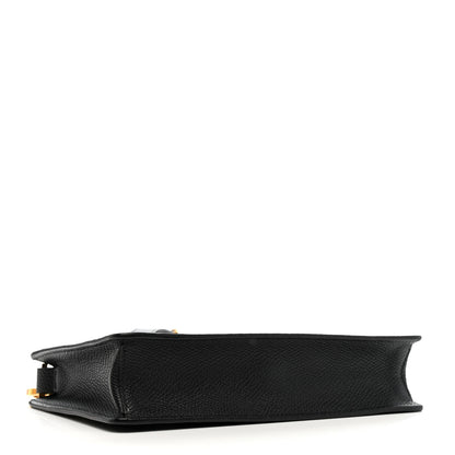 Valentino Garavani Grainy Calfskin VSling Clutch Black 4 of 9