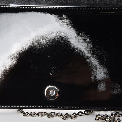 Christian Dior Patent Cannage Lady Dior Convertible Clutch Black 7 of 10