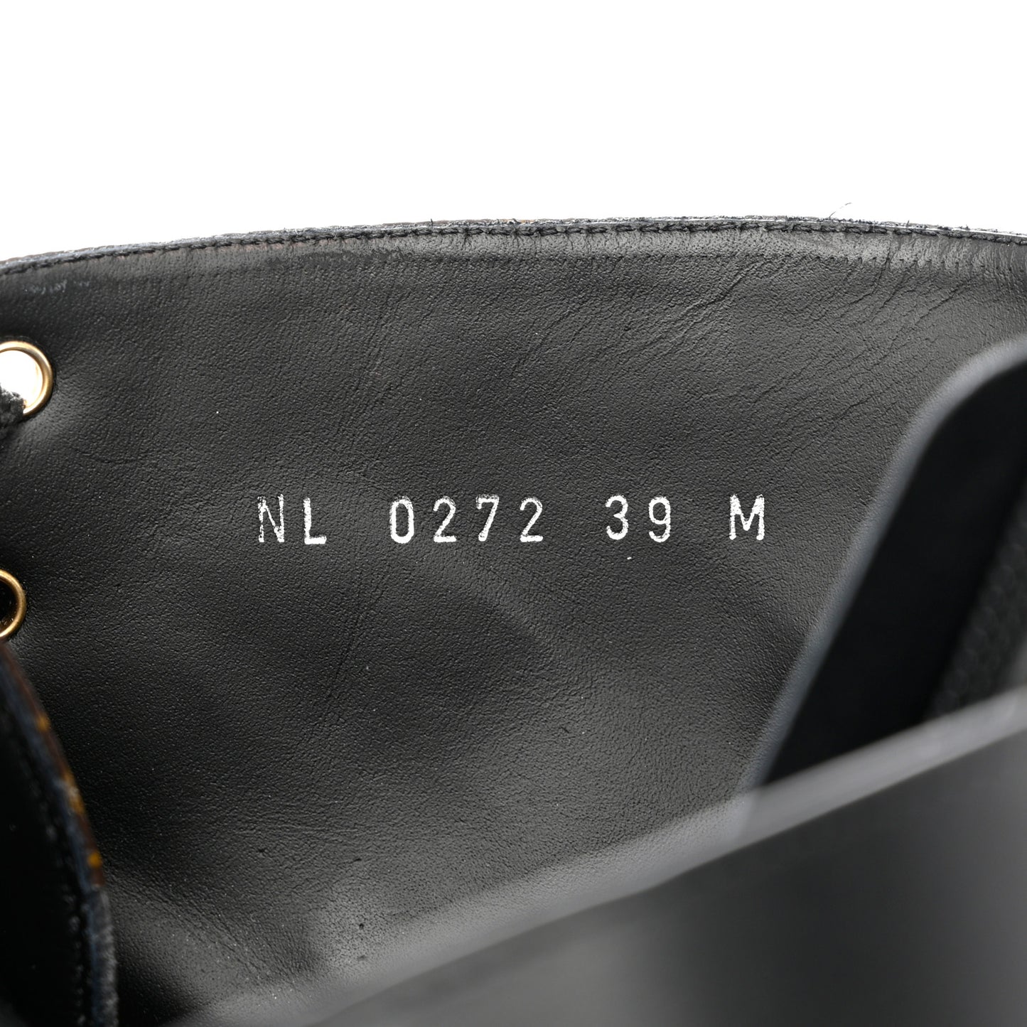 Calfskin Monogram Wonderland Flat Ranger Boots 39 Black