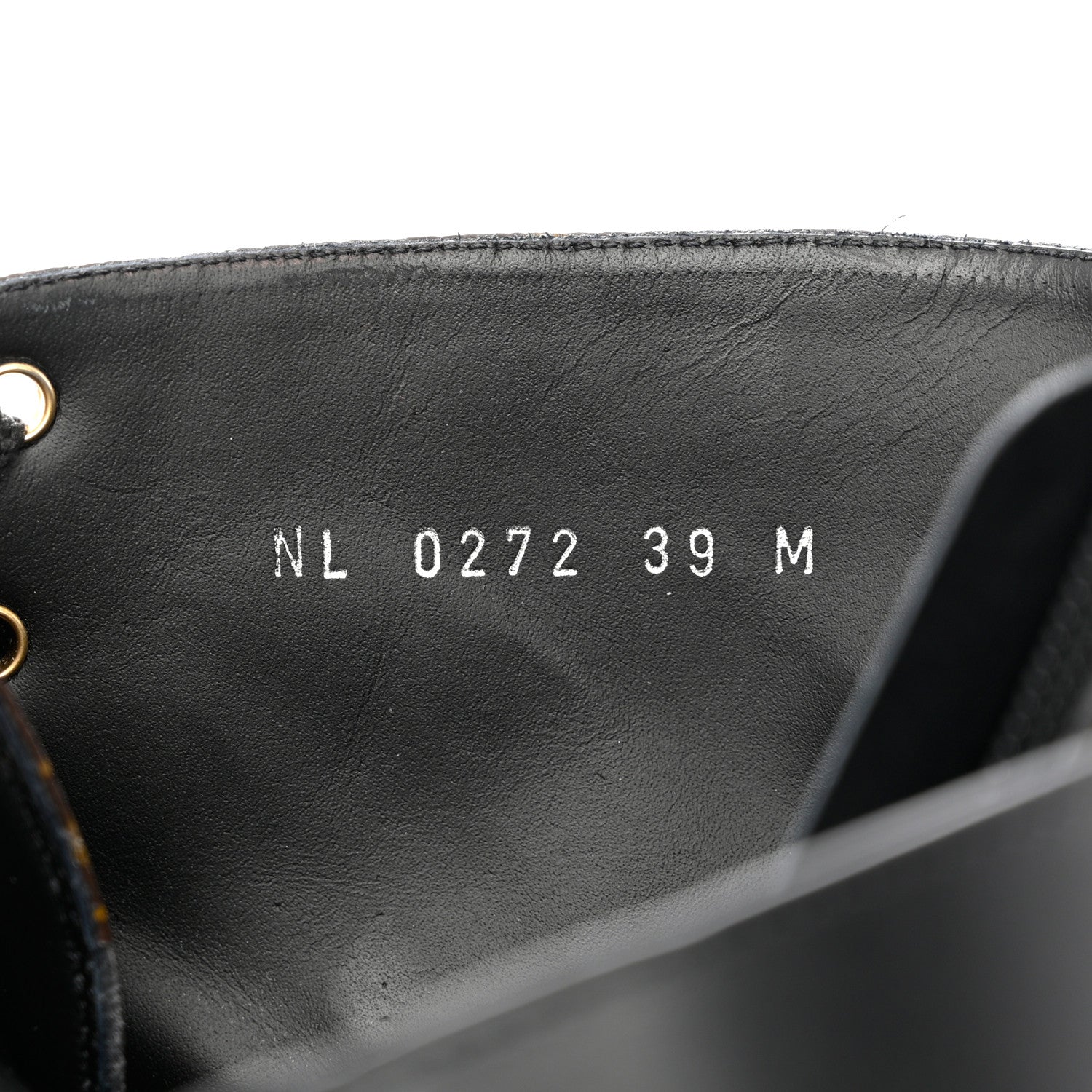 Louis Vuitton Calfskin Monogram Wonderland Flat Ranger Boots 39 Black 6 of 9