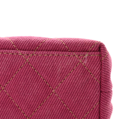 Chanel Denim Quilted Nano Kelly Shopper Fuchsia 15 of 15