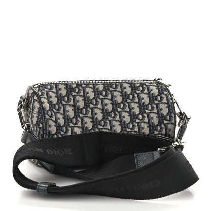 Christian Dior Oblique Roller Messenger Bag Blue 3 of 8