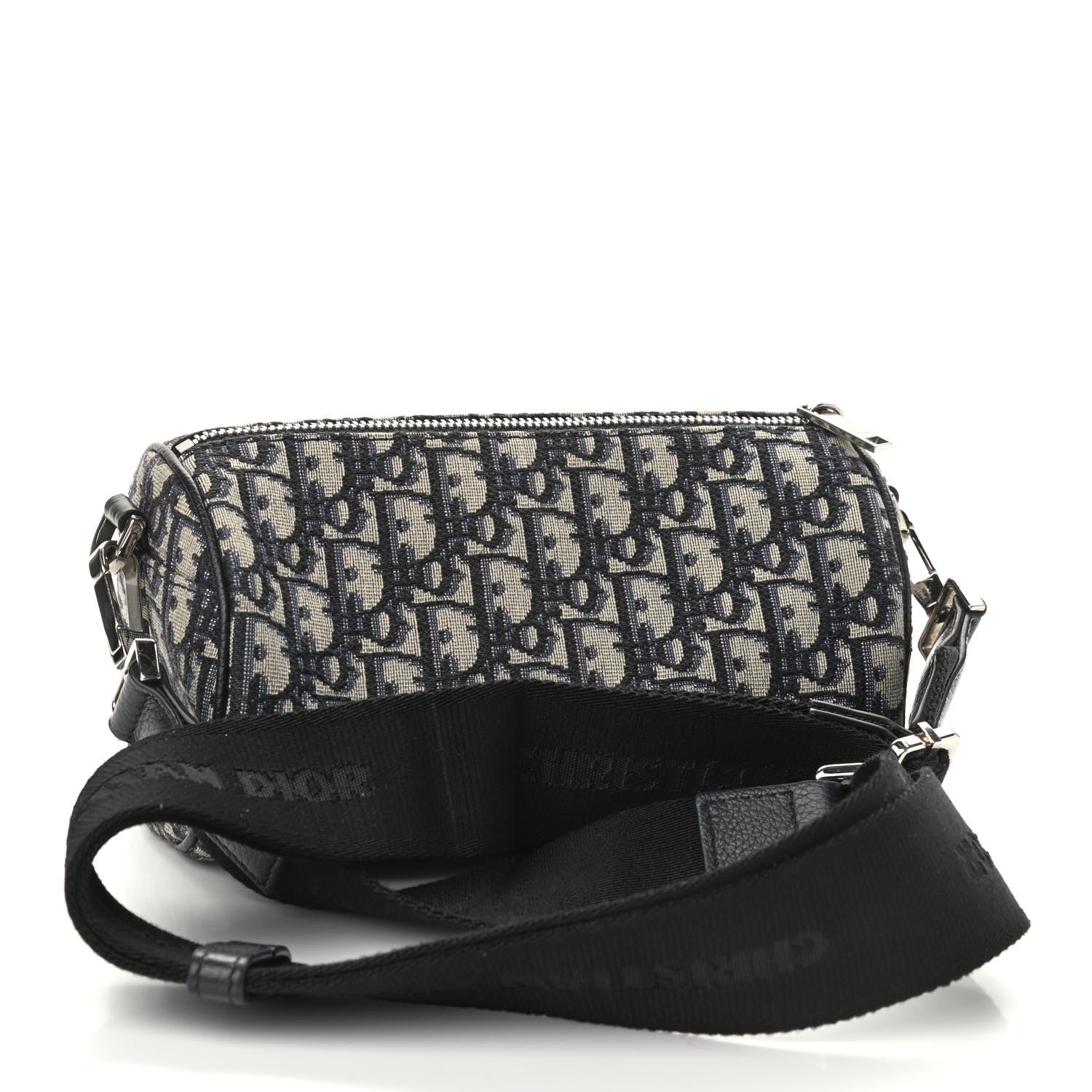 Christian Dior Oblique Roller Messenger Bag Blue 3 of 8