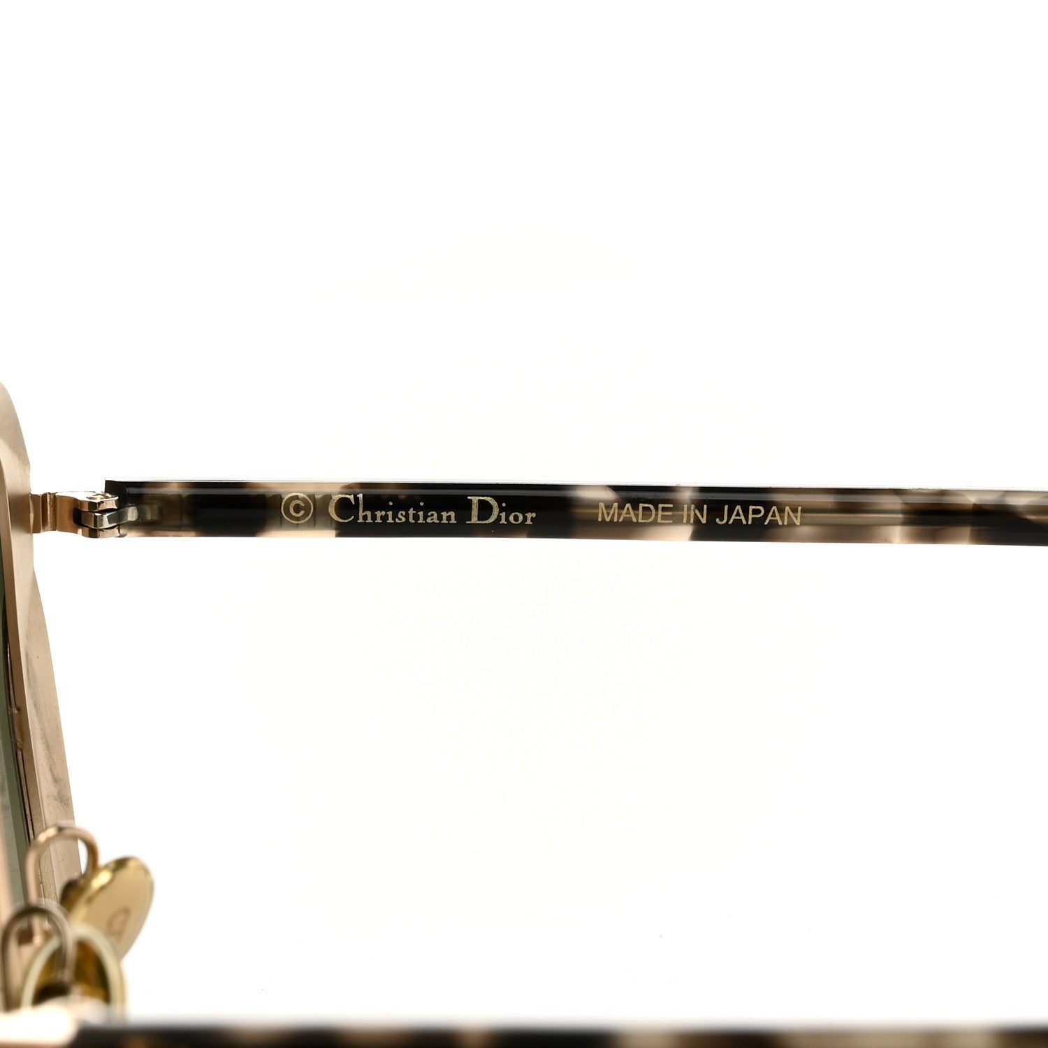 Christian Dior Round Mirrored Murmure Sunglasses Havana 6 of 7