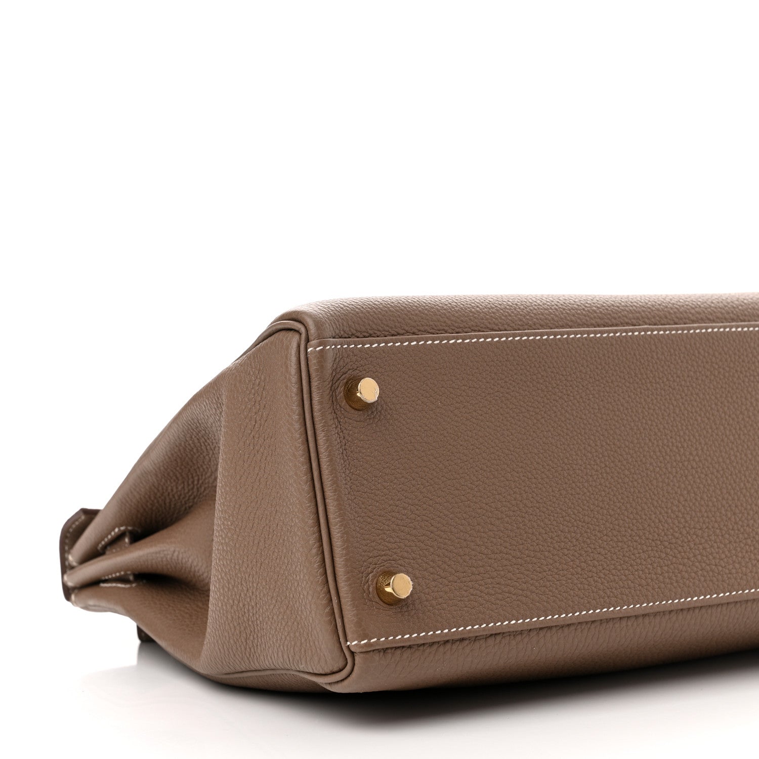 Hermes Togo Kelly Retourne 32 Etoupe 9 of 11