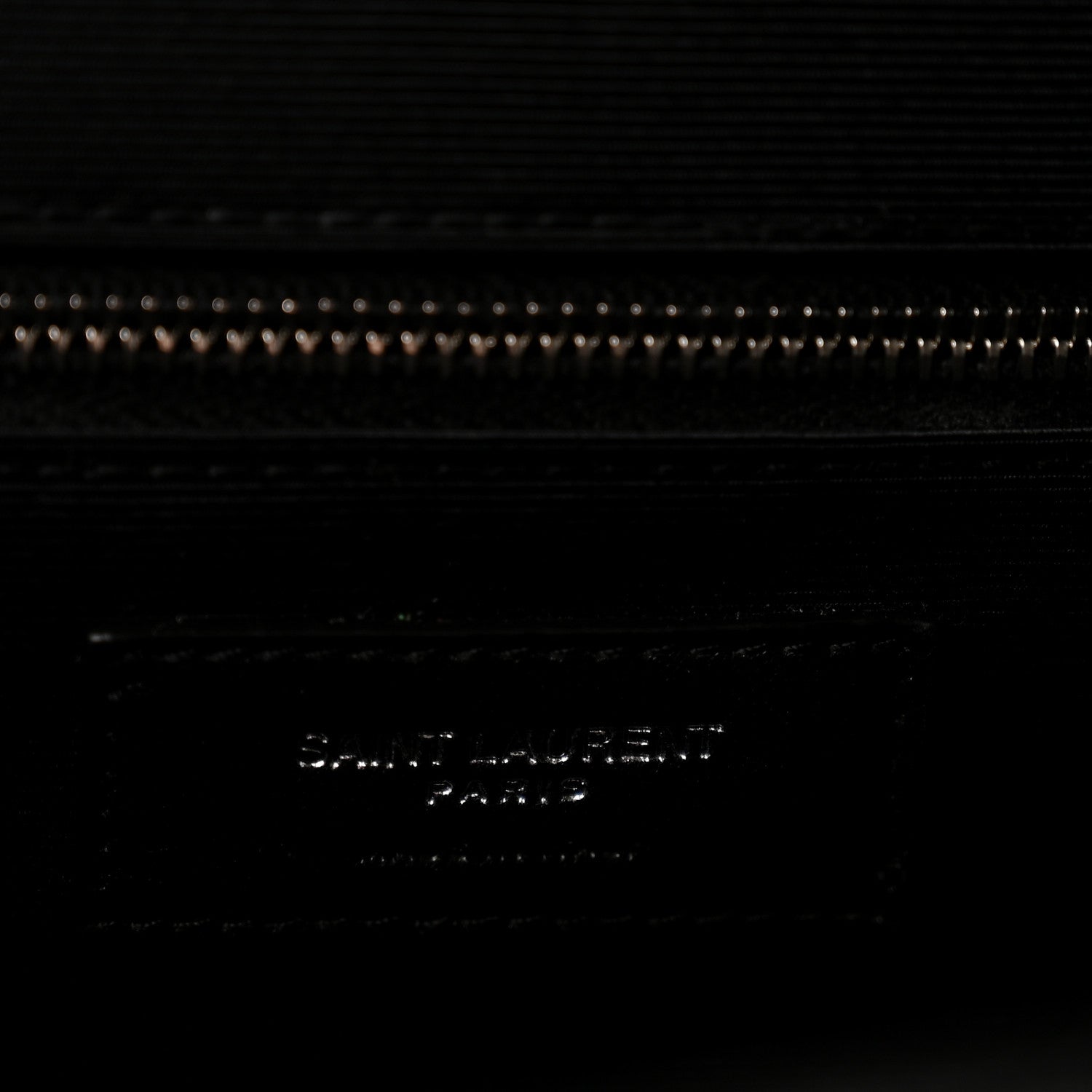 Saint Laurent Grain De Poudre Textured Mixed Matelasse Large Triquilt Monogram Satchel Black 6 of 11